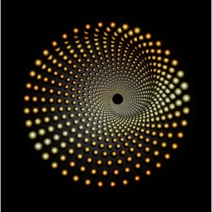 dotted tunnel graphic